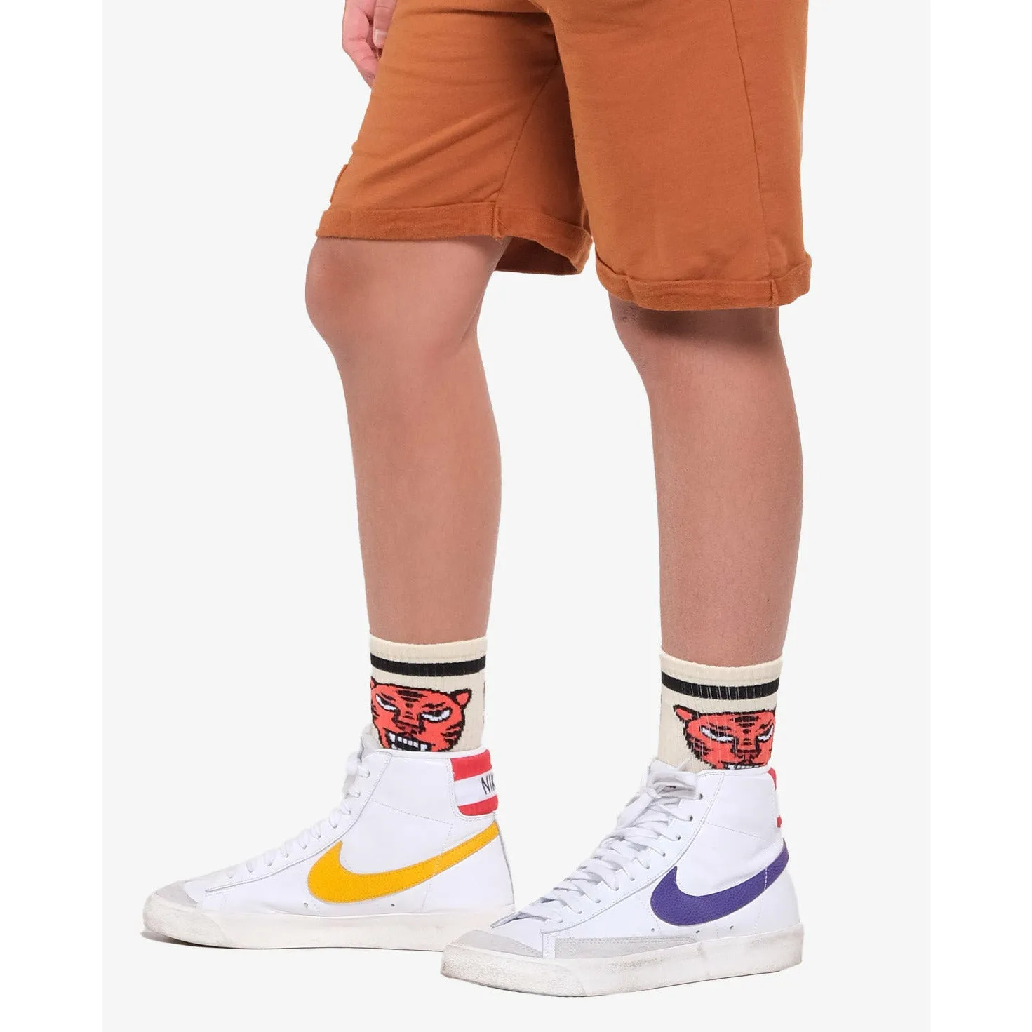 Roarsome Tiger Skate Socks