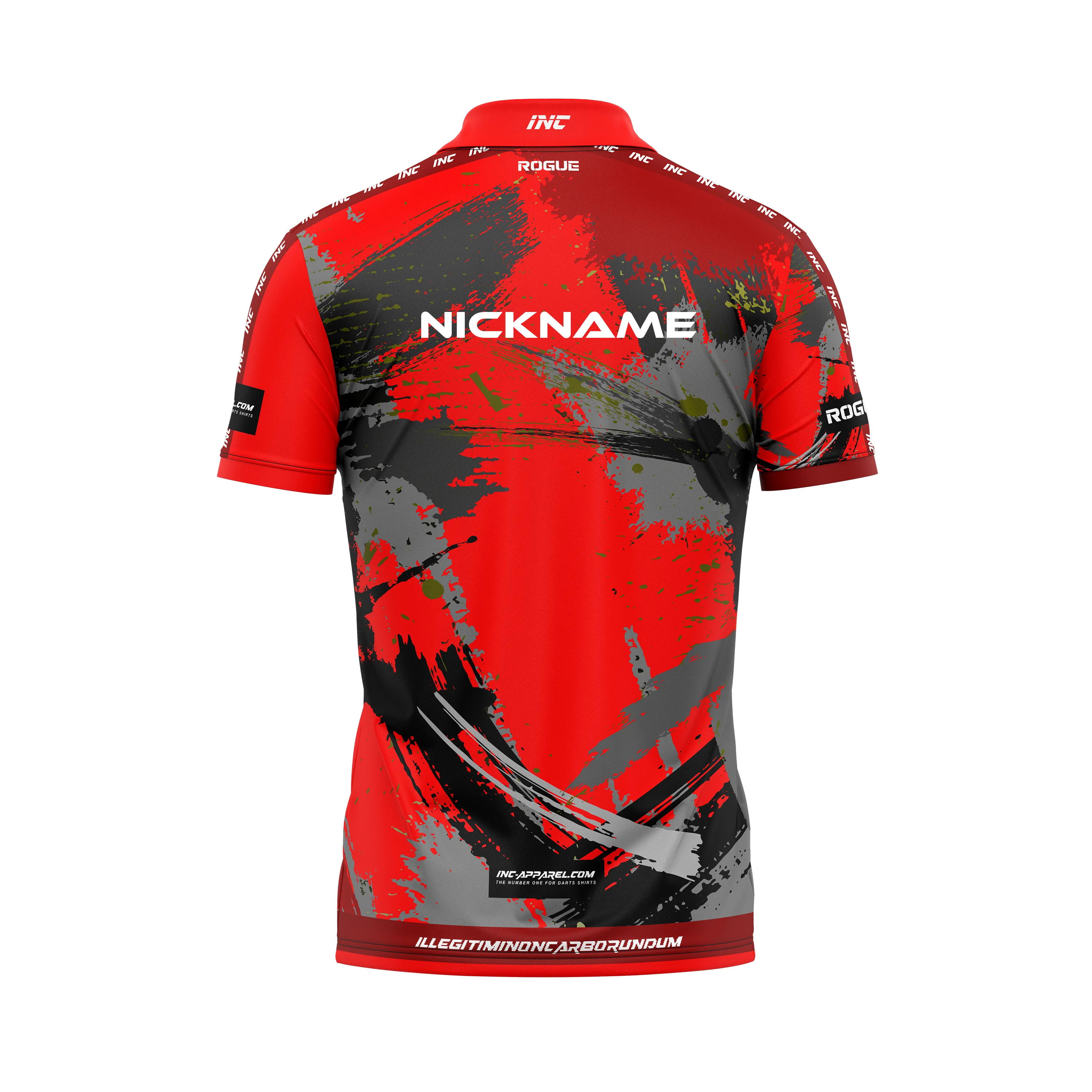 Rogue Sanguis Darts Zip Polo Shirt