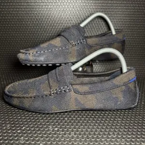 Rothy's The Driving Loafer Woodland Camo Casual Comfort Shoes Mens Size 8