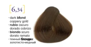 Salerm© Salermvison Professsional 6,34 Dark Blond Coppery Gold 2.3oz