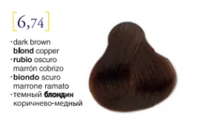 Salerm© Salermvison Professsional 6,74 Dark Brown Blond Copper 2.3oz