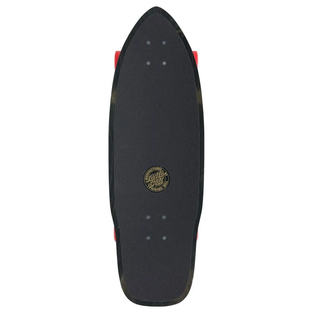 Santa Cruz x Carver Surfskate Complete Flamed Not a Dot - CX - 9.75" x 29.95"