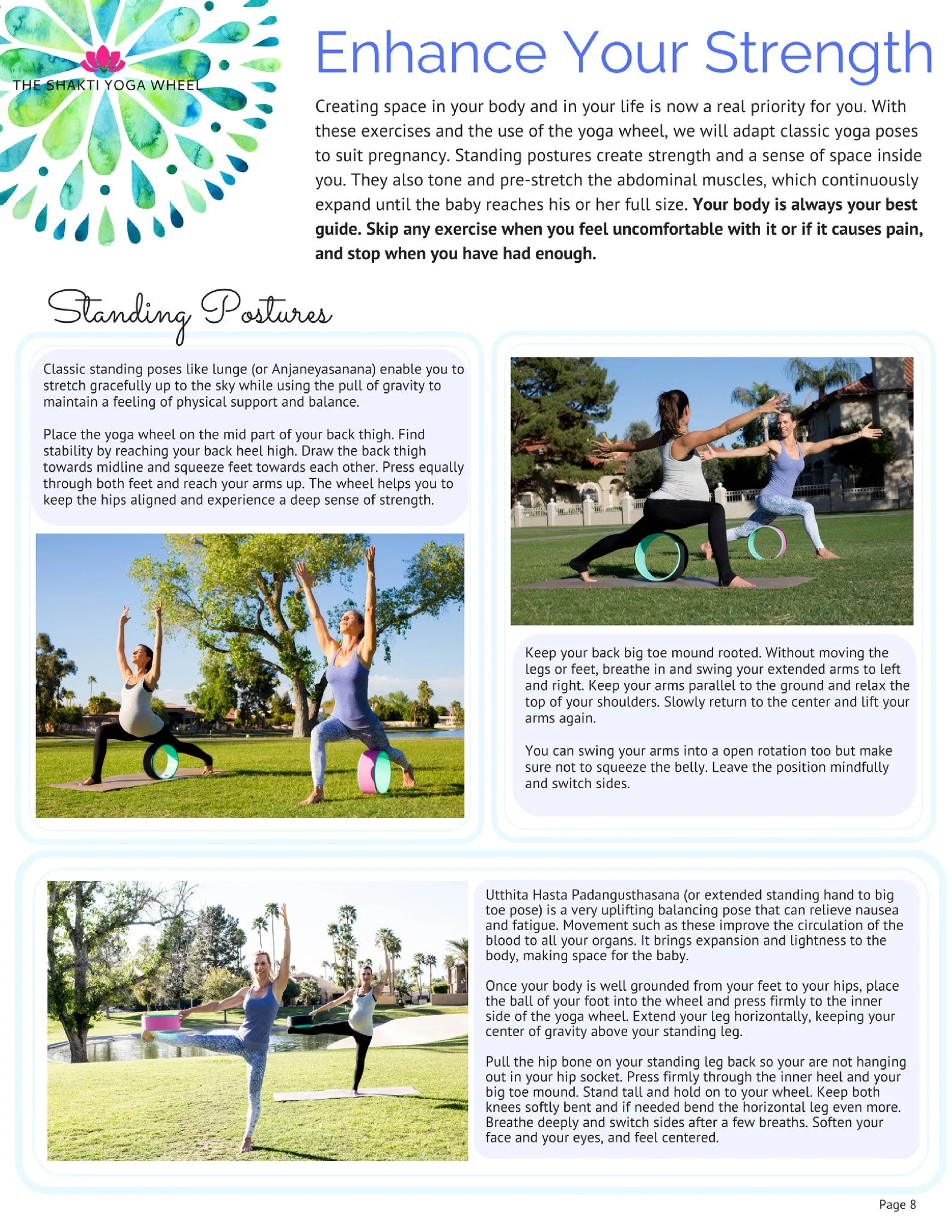 Shakti Yoga Wheel® Guide (e-book) - Enjoy Your Pregnancy With An Open Heart