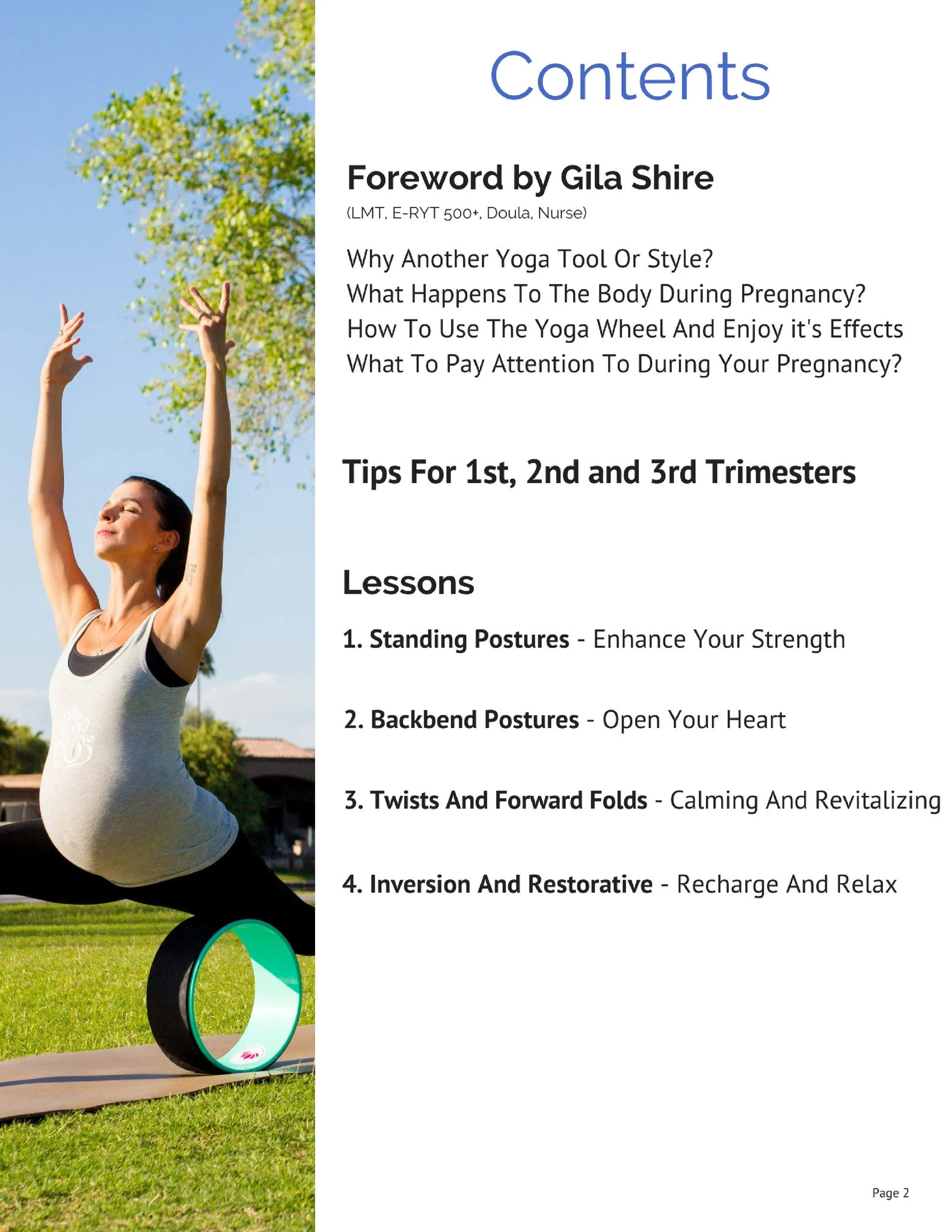 Shakti Yoga Wheel® Guide (e-book) - Enjoy Your Pregnancy With An Open Heart