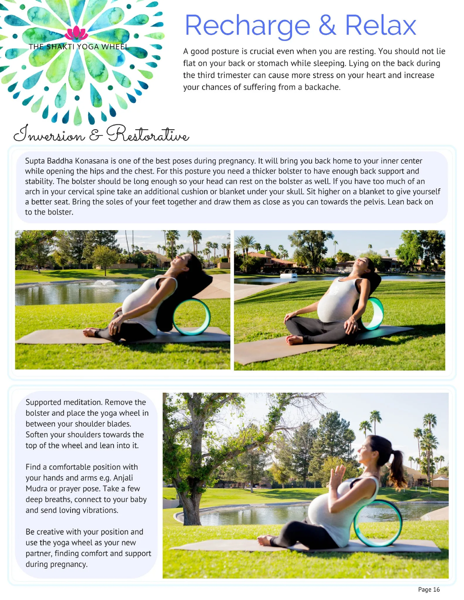 Shakti Yoga Wheel® Guide (e-book) - Enjoy Your Pregnancy With An Open Heart