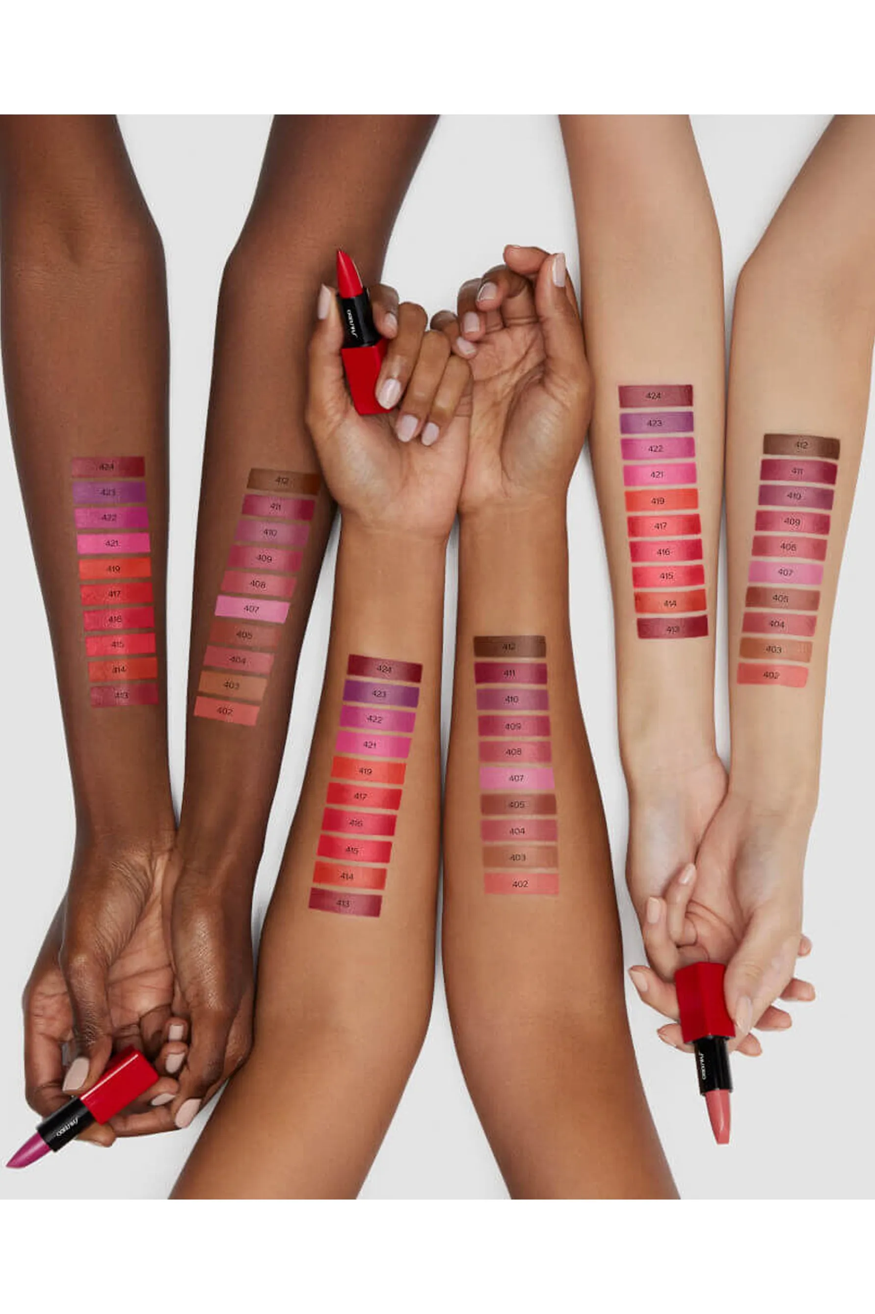 SHISEIDO TechnoSatin Gel Lipstick  415 Short Circuit