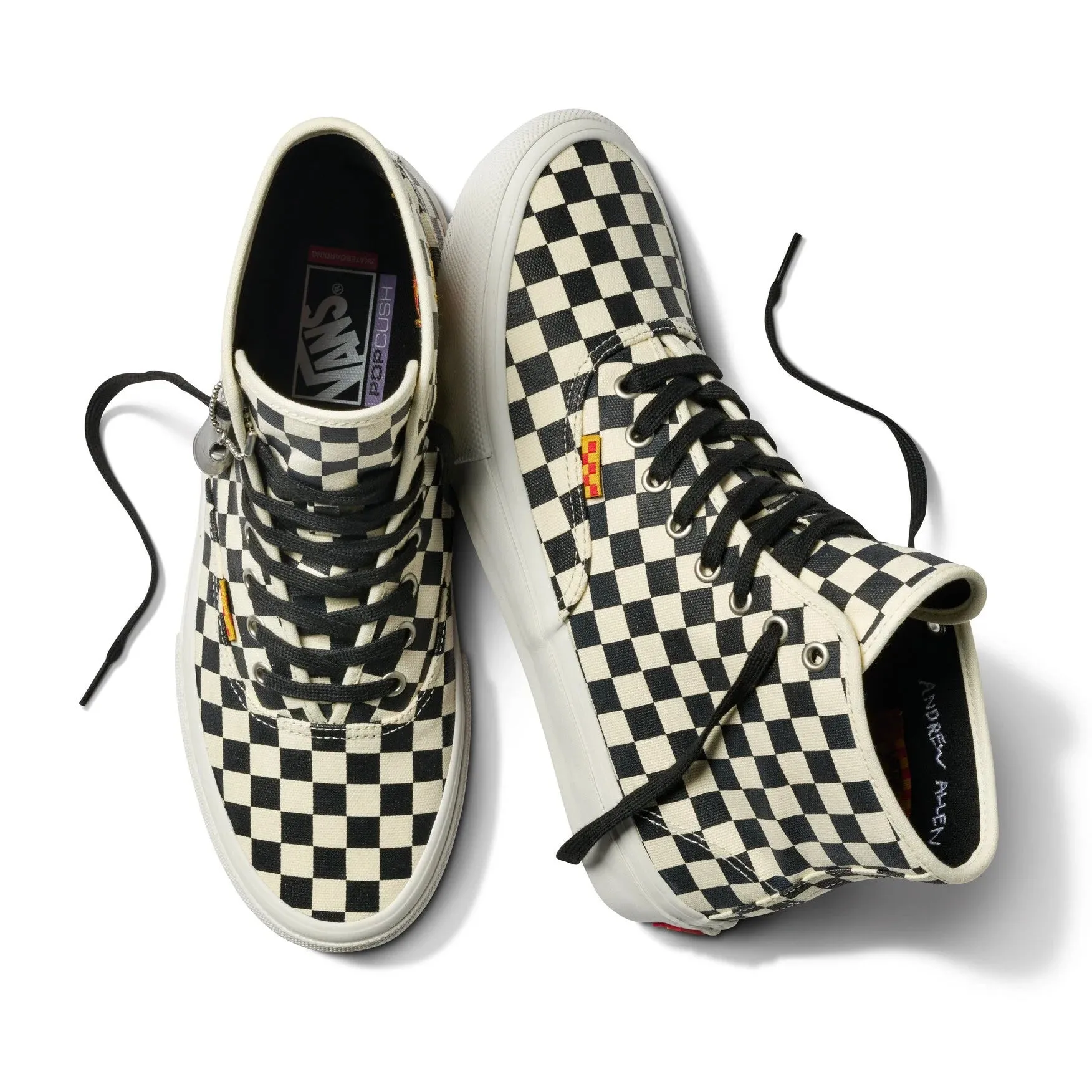 Skate Authentic High VCU Andrew Allen (Checkerboard)
