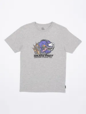 Skate Fast T-Shirt - Heather Grey  - (KINDER)