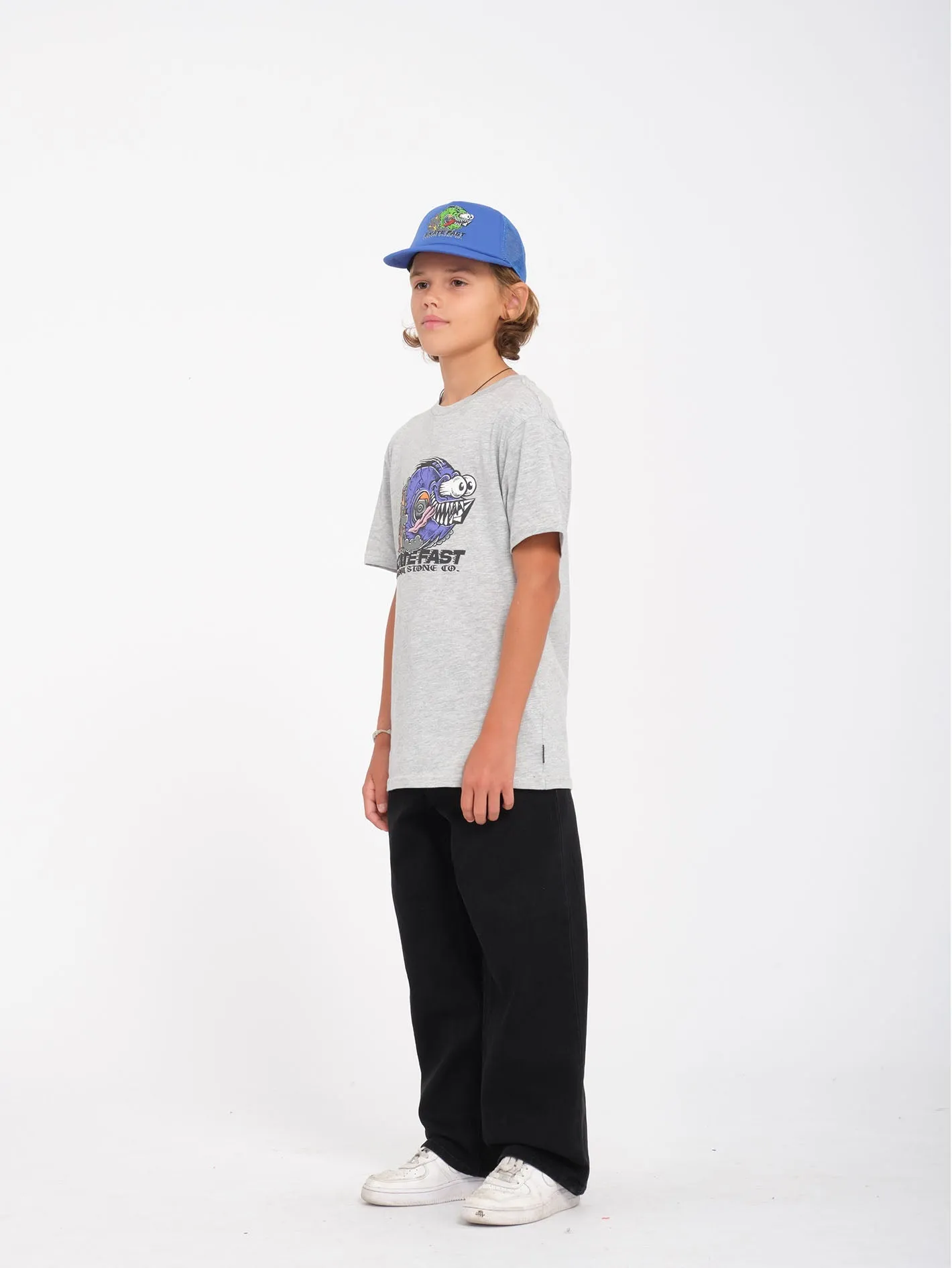 Skate Fast T-Shirt - Heather Grey  - (KINDER)