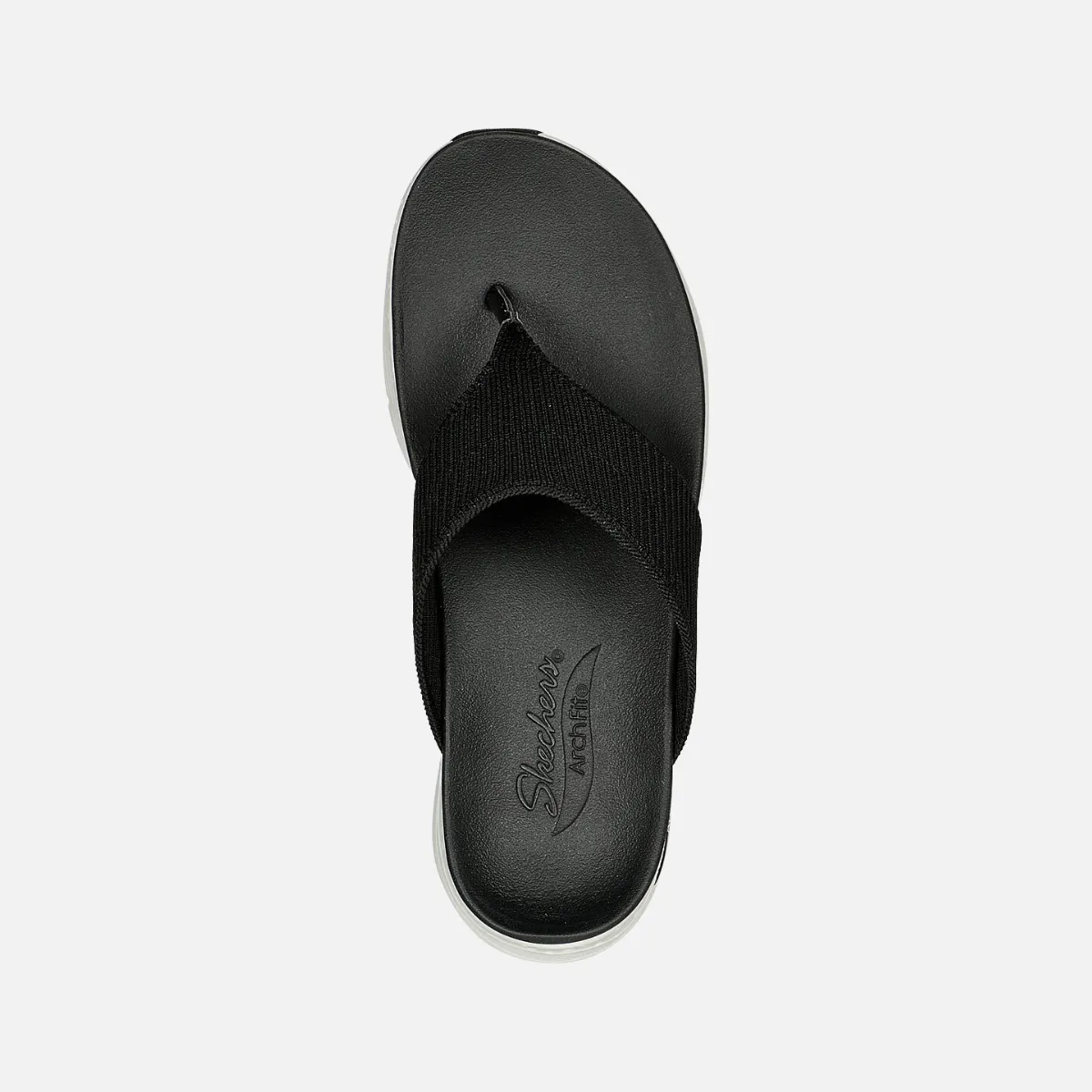 Skecher Ach-fit Easy Day Women Slipper -Black