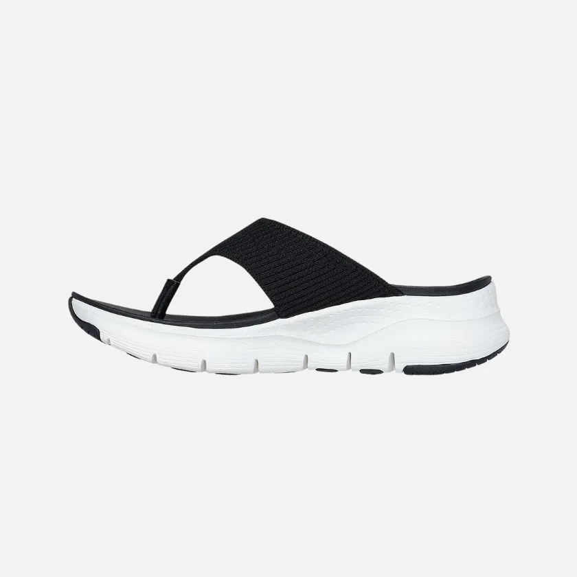 Skecher Ach-fit Easy Day Women Slipper -Black