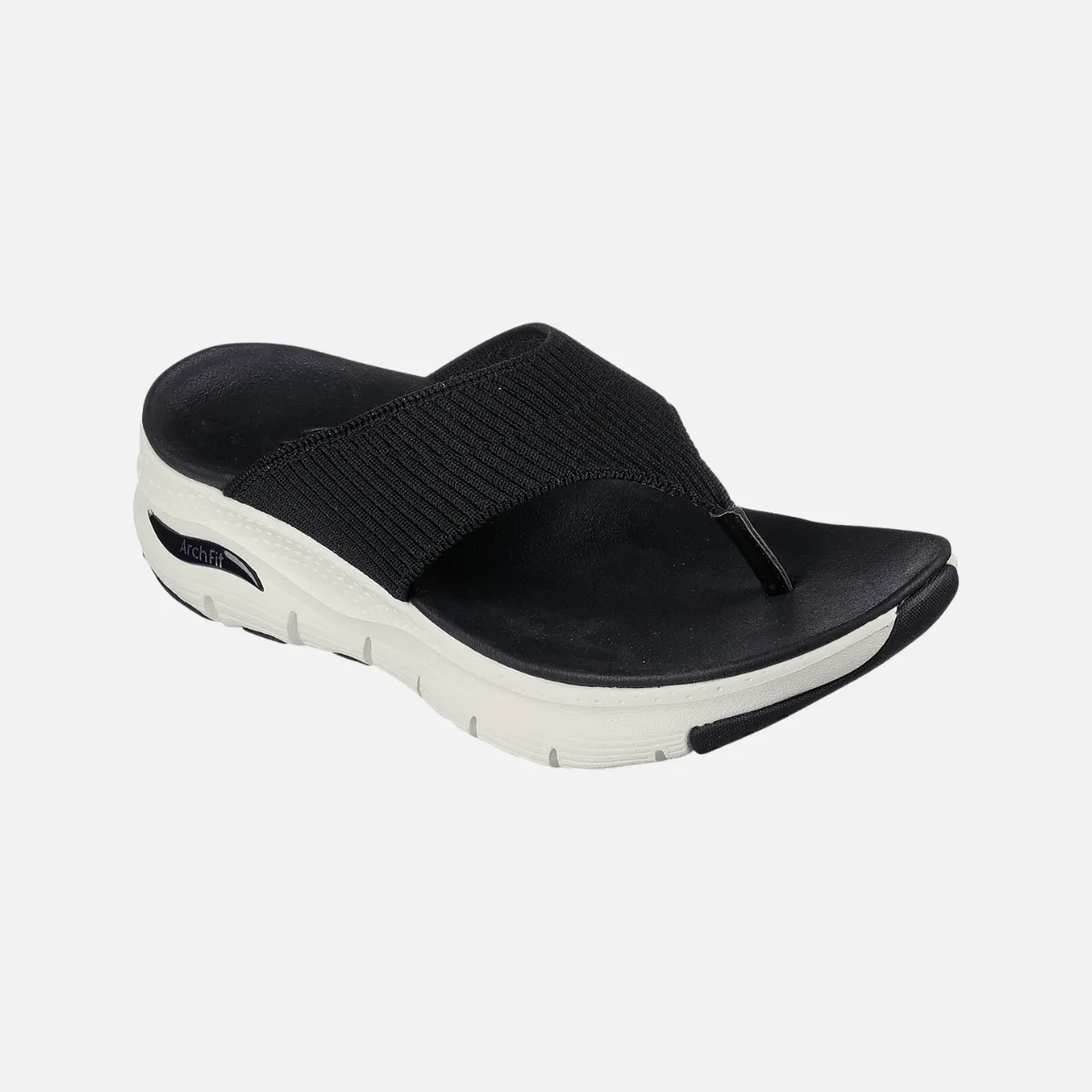 Skecher Ach-fit Easy Day Women Slipper -Black