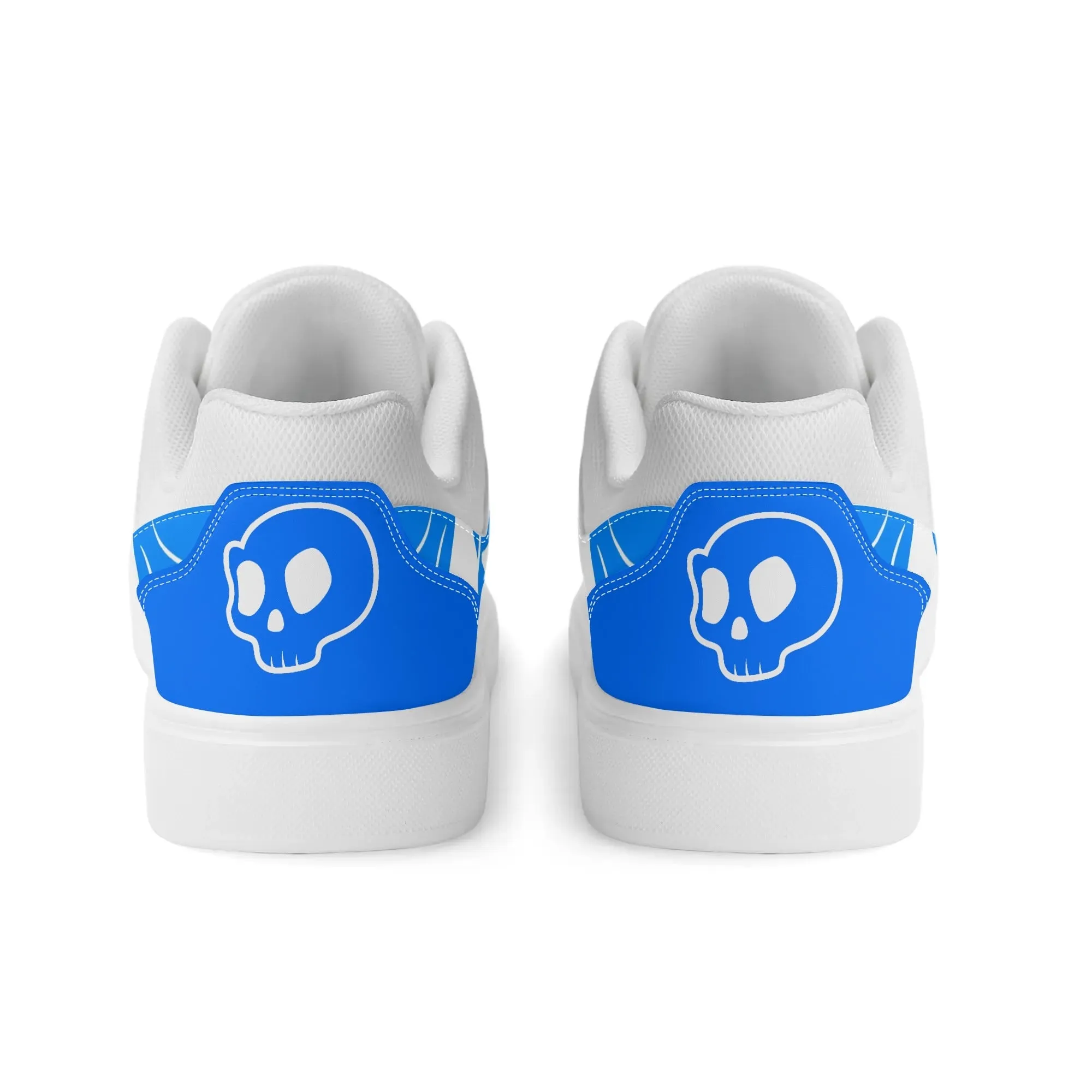Skullies(c) Unisex PU Leather Skull Pattern Skate Shoes