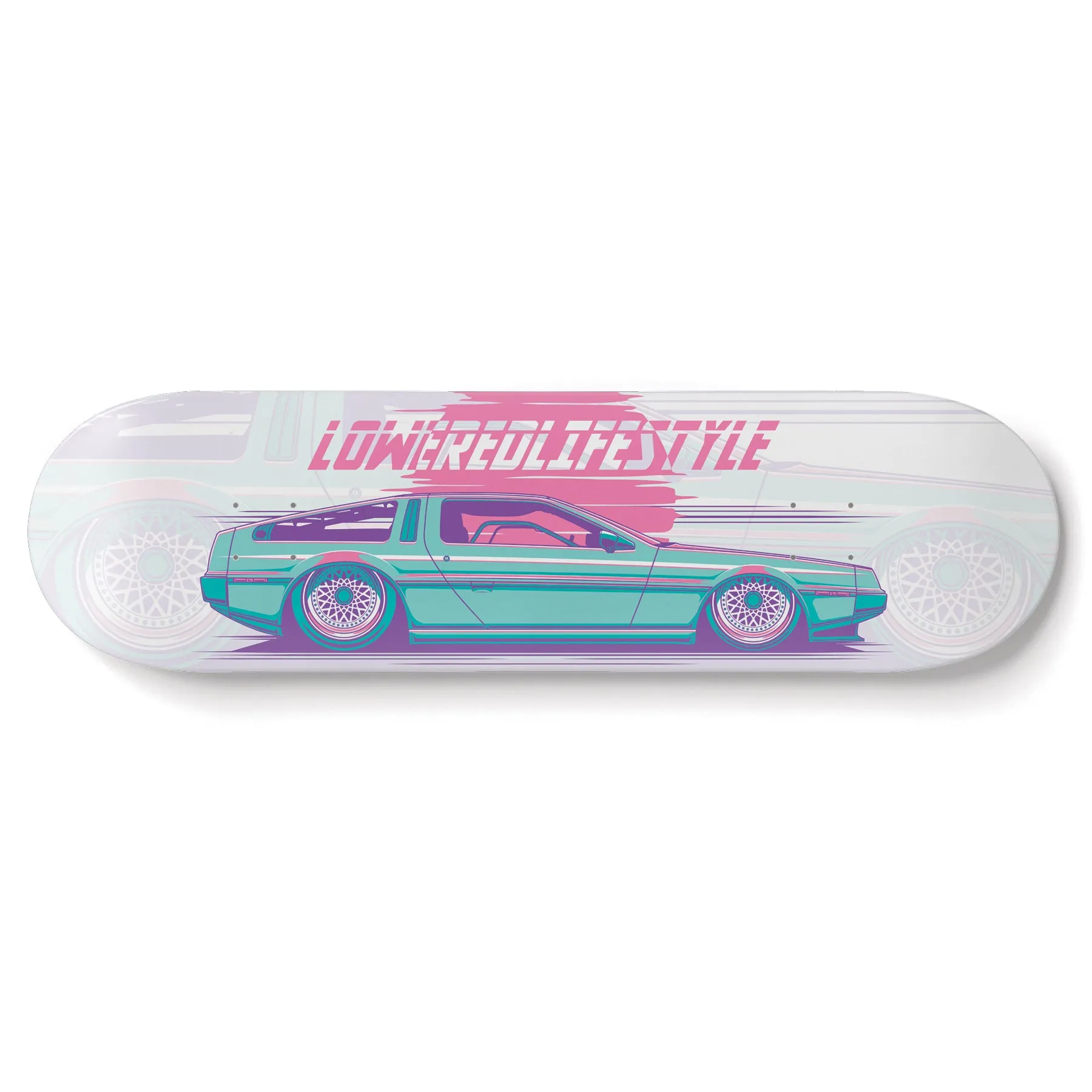Slammed DeLorean Skate Deck (Limited Edition)