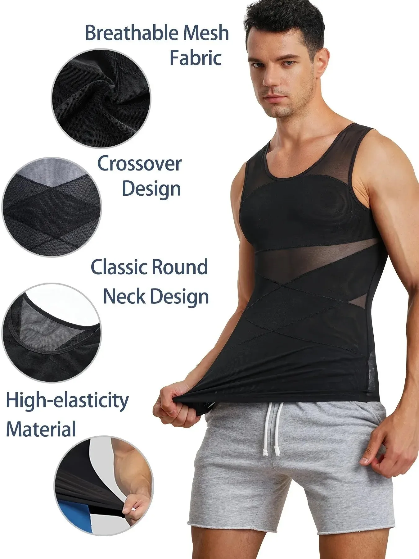 Sleek Fit Breathable Crew Neck