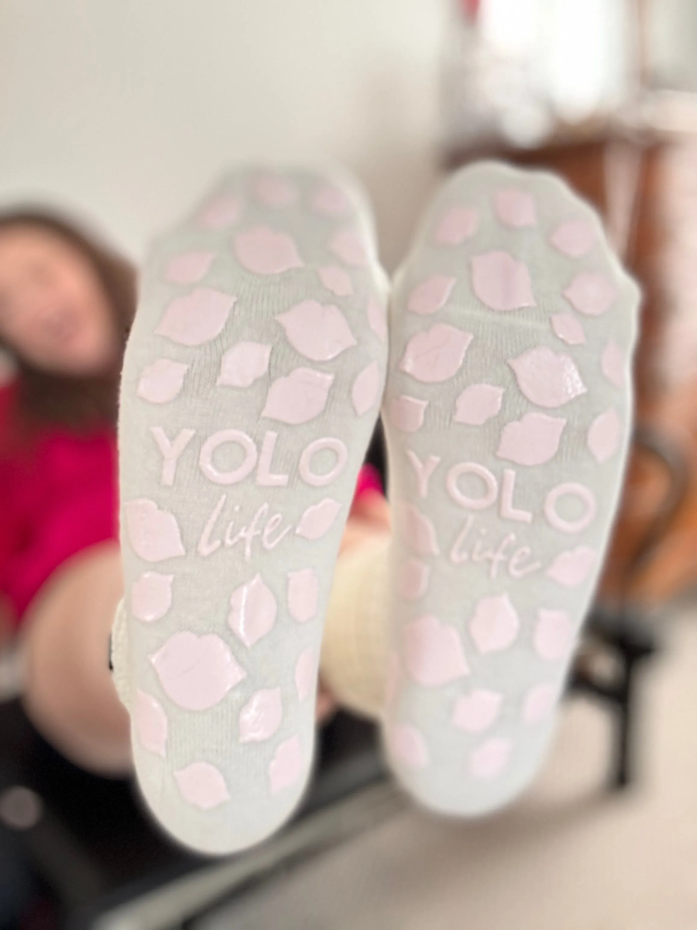 Slouchy Grip Socks
 💋☁️🎀