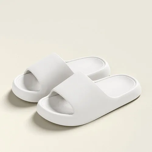 Solid Thick-Soled Non-Slip Slipper Shoes