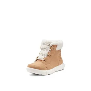 SOREL WOMEN'S EXPLORER II CARNIVAL COZY WATERPROOF BOOT - CANOE, SEA SALT - SIZE