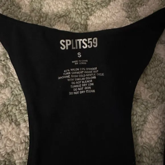 Splits59 Airweight Bralette - BLACK / S