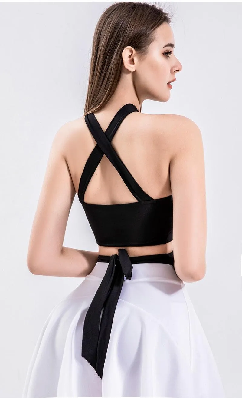 Sports Bra Sexy Fitness Underwear Camis Push Up Yoga Crop Top