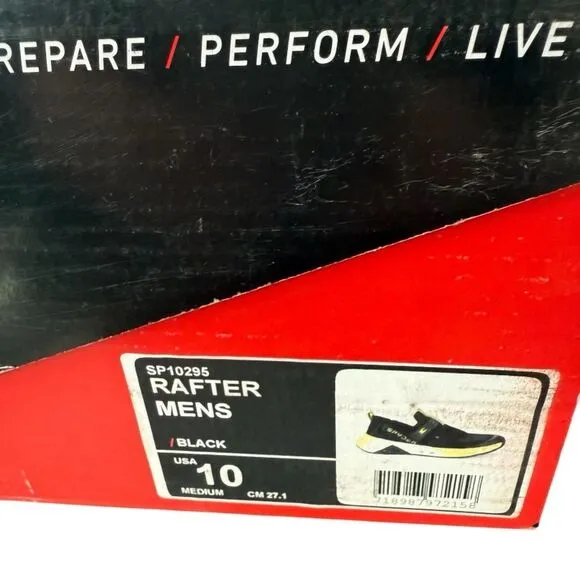 Spyder Rafter Water Shoes SP10295 Black Yellow Men’s Size 10 NIB