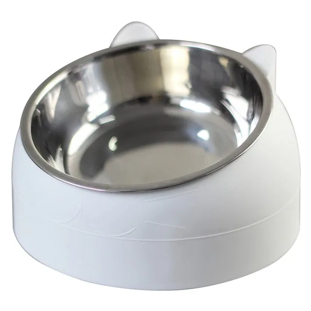 Stainless Steel Cat Bowl with Non Slip Base