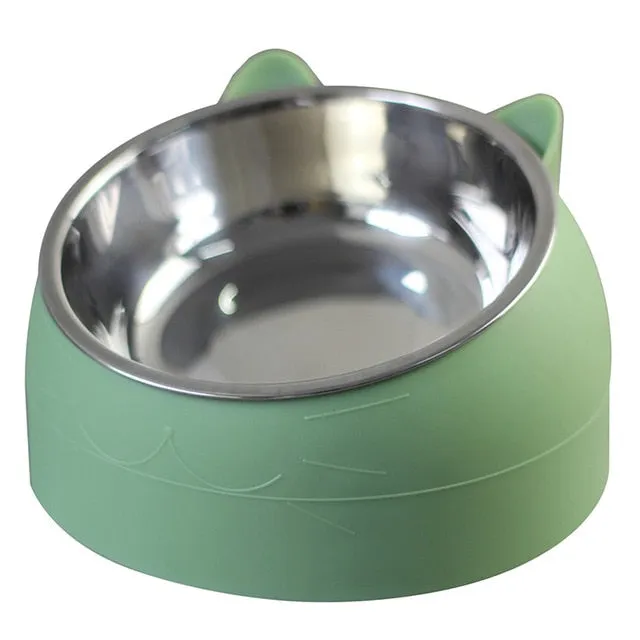 Stainless Steel Cat Bowl with Non Slip Base