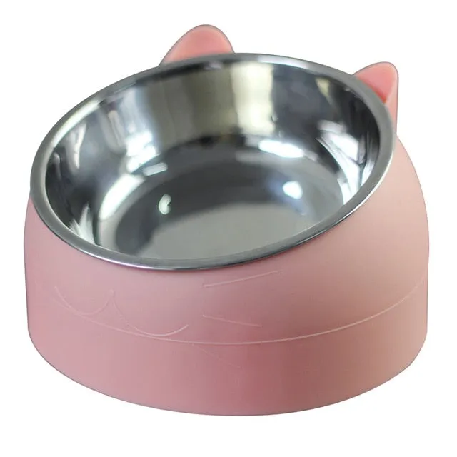 Stainless Steel Cat Bowl with Non Slip Base