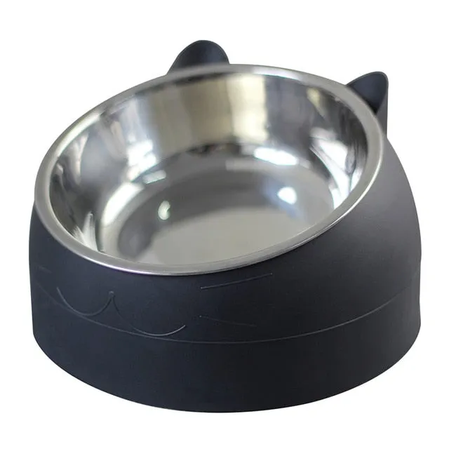 Stainless Steel Cat Bowl with Non Slip Base