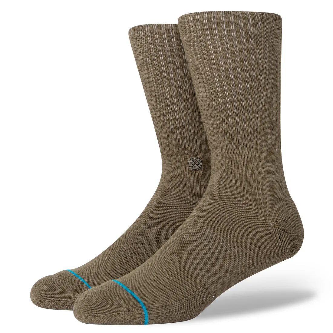 STANCE ICON GREEN SOCKS SINGLE PACK (US 9-13)