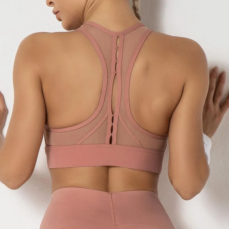 Stretch Breathable Yoga Sportswear Bra For Women