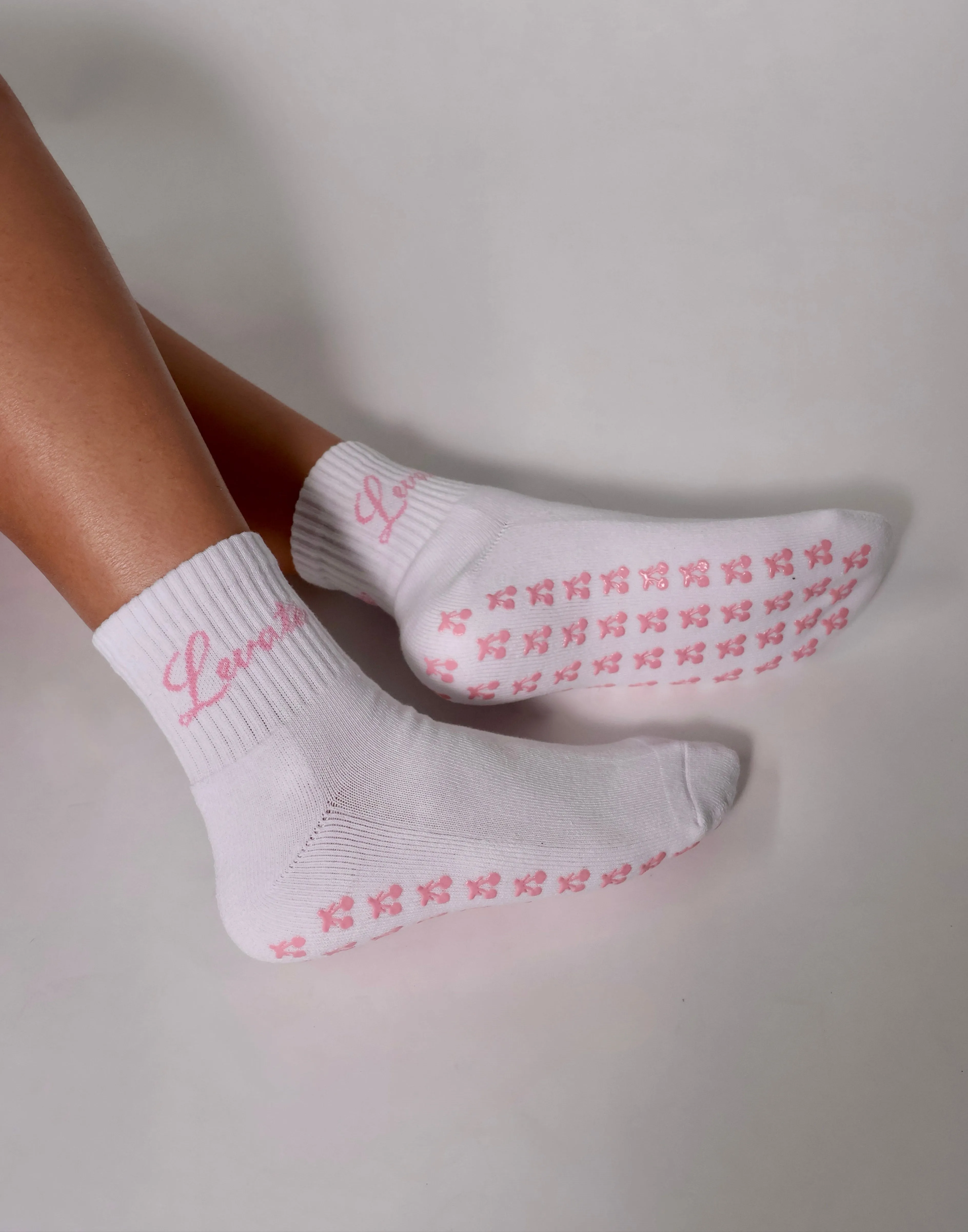 SWEET CHERRY PILATES SOCKS
