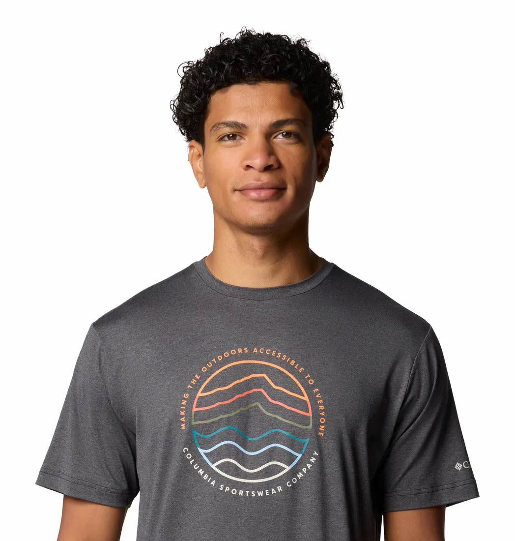 T-shirt pour hommes Columbia - KWICK HIKE GRAPHIC