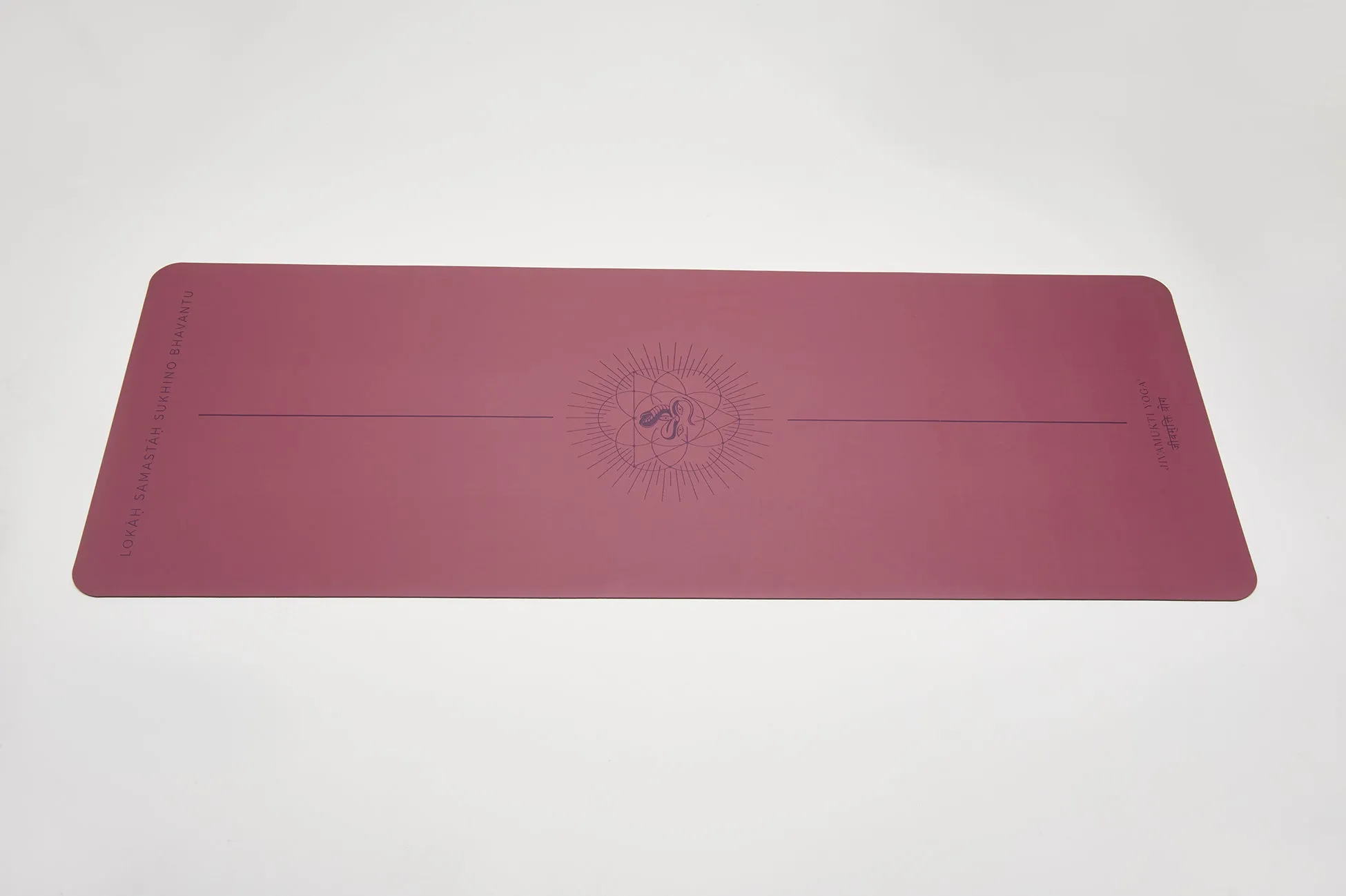 The Jivamukti Yoga Mat - Rose