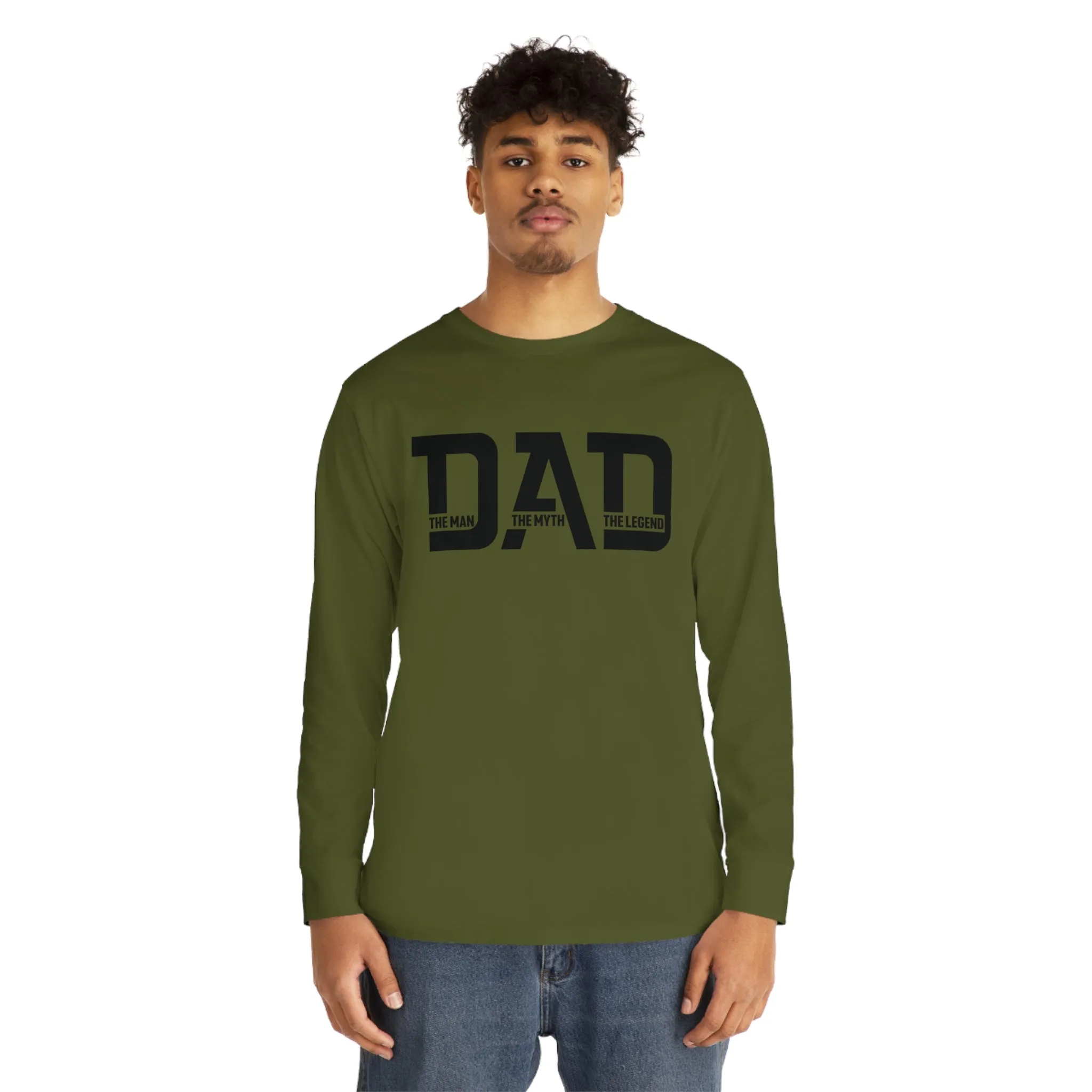 THE MAN THE MYTH LONG SLEEVE TEE