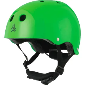 Triple 8 - Lil 8 Certified Youth Helmet Neon Green Gloss