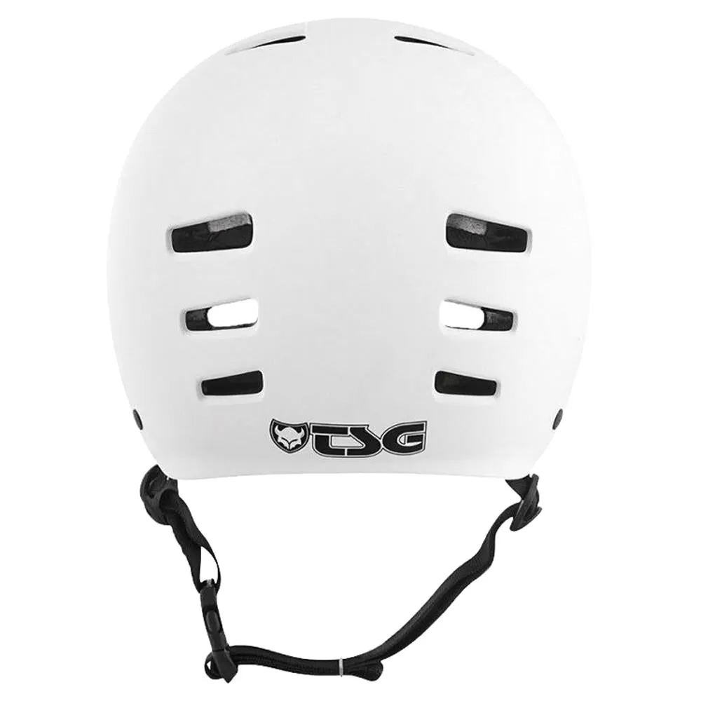 TSG Evolution Youth Solid Colour Helmet - Satin White
