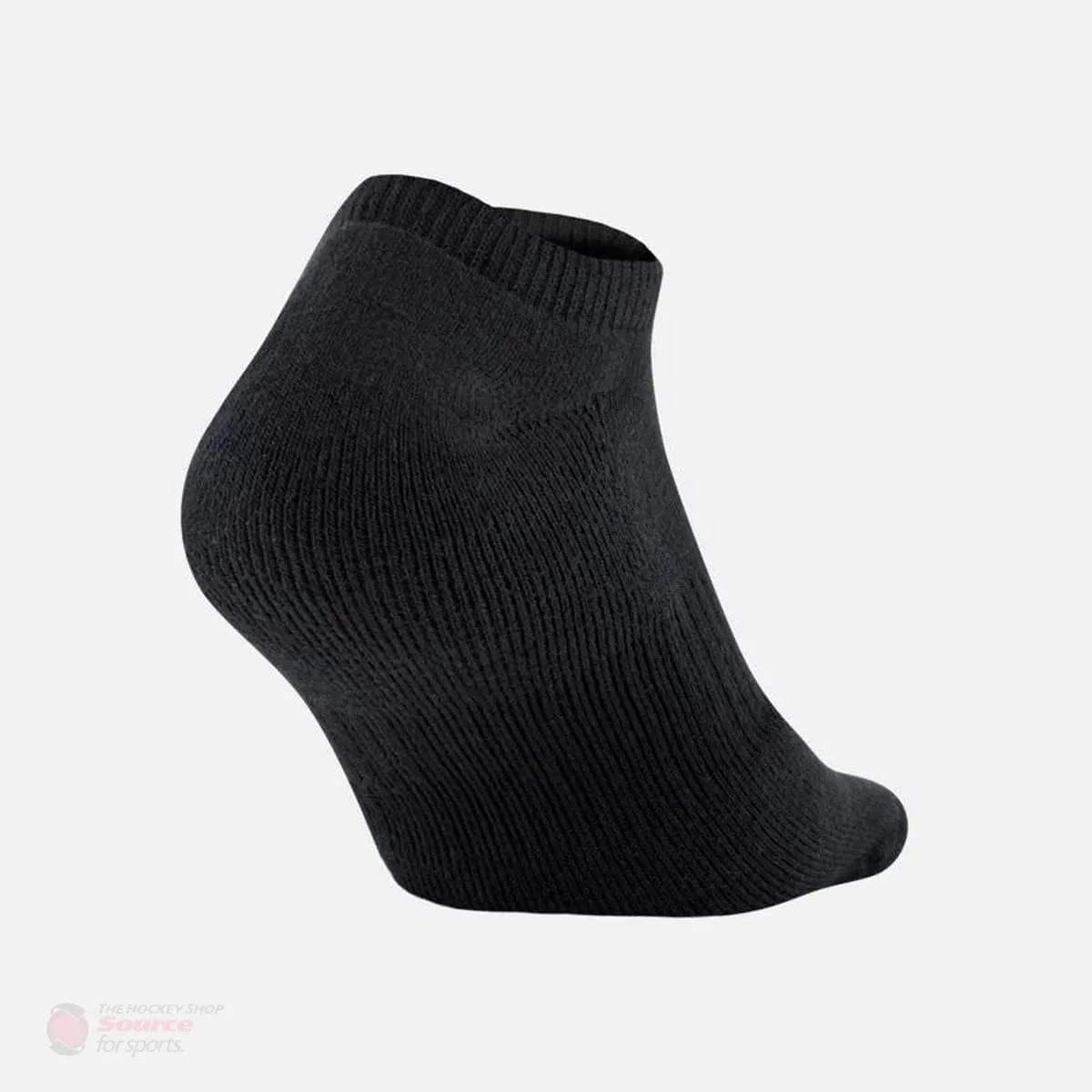 Under Armour Charged Cotton No Show Black Performance Socks - 6 Pack