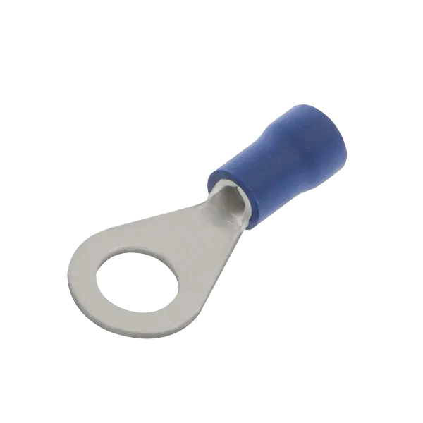 Unicrimp QBR6 Blue Ring Terminal - 6mm Hole (100 Pack)