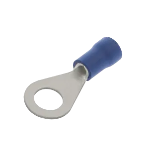 Unicrimp QBR6 Blue Ring Terminal - 6mm Hole (100 Pack)