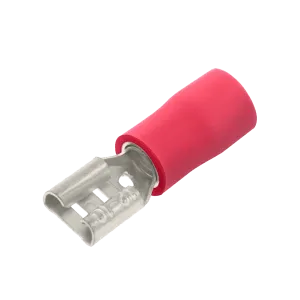 Unicrimp QRPO48F8 100 X Red Female Pushon 4.8mm & .8mm Tab (100 Pack)