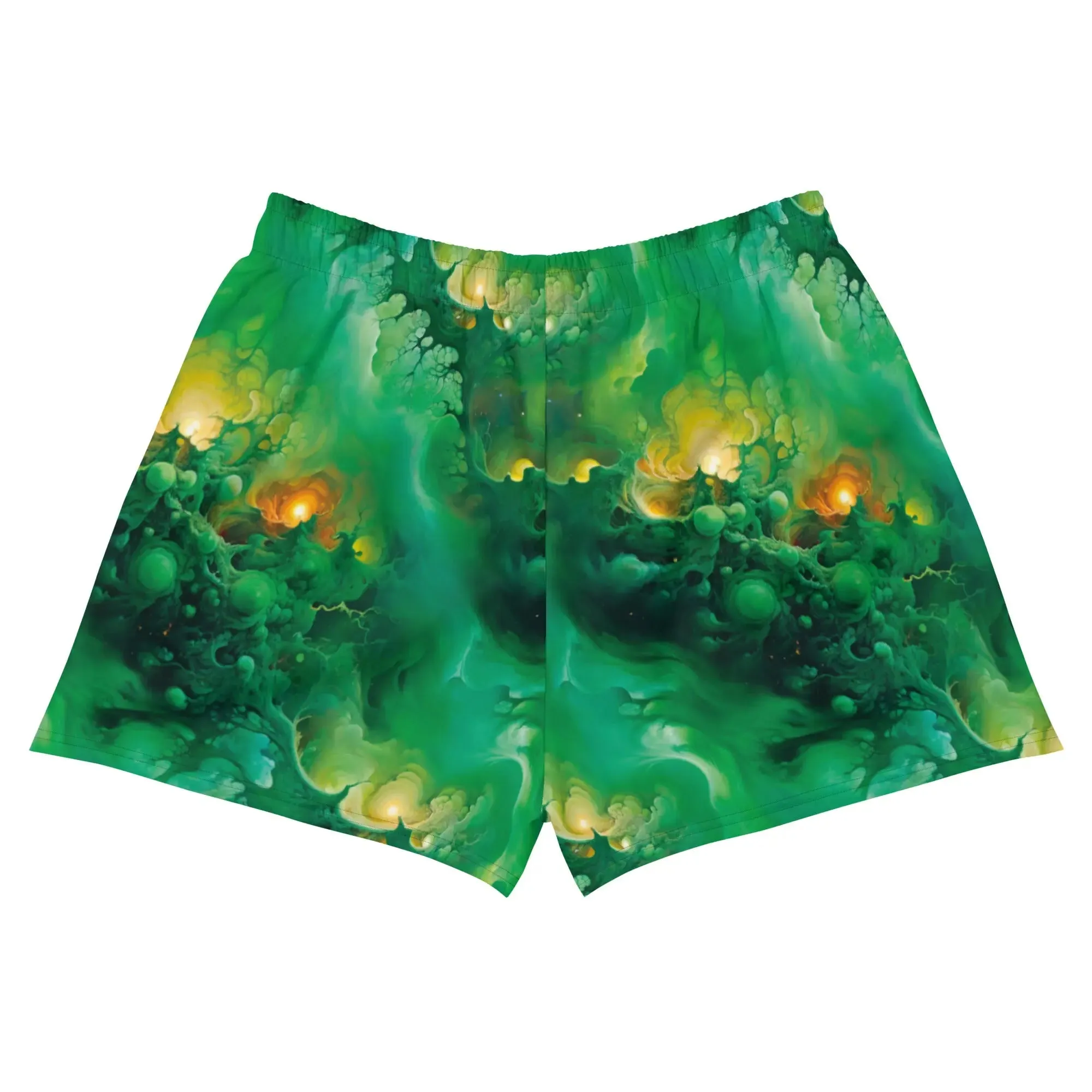 Unisex Athletic Shorts - Viridian Shroud
