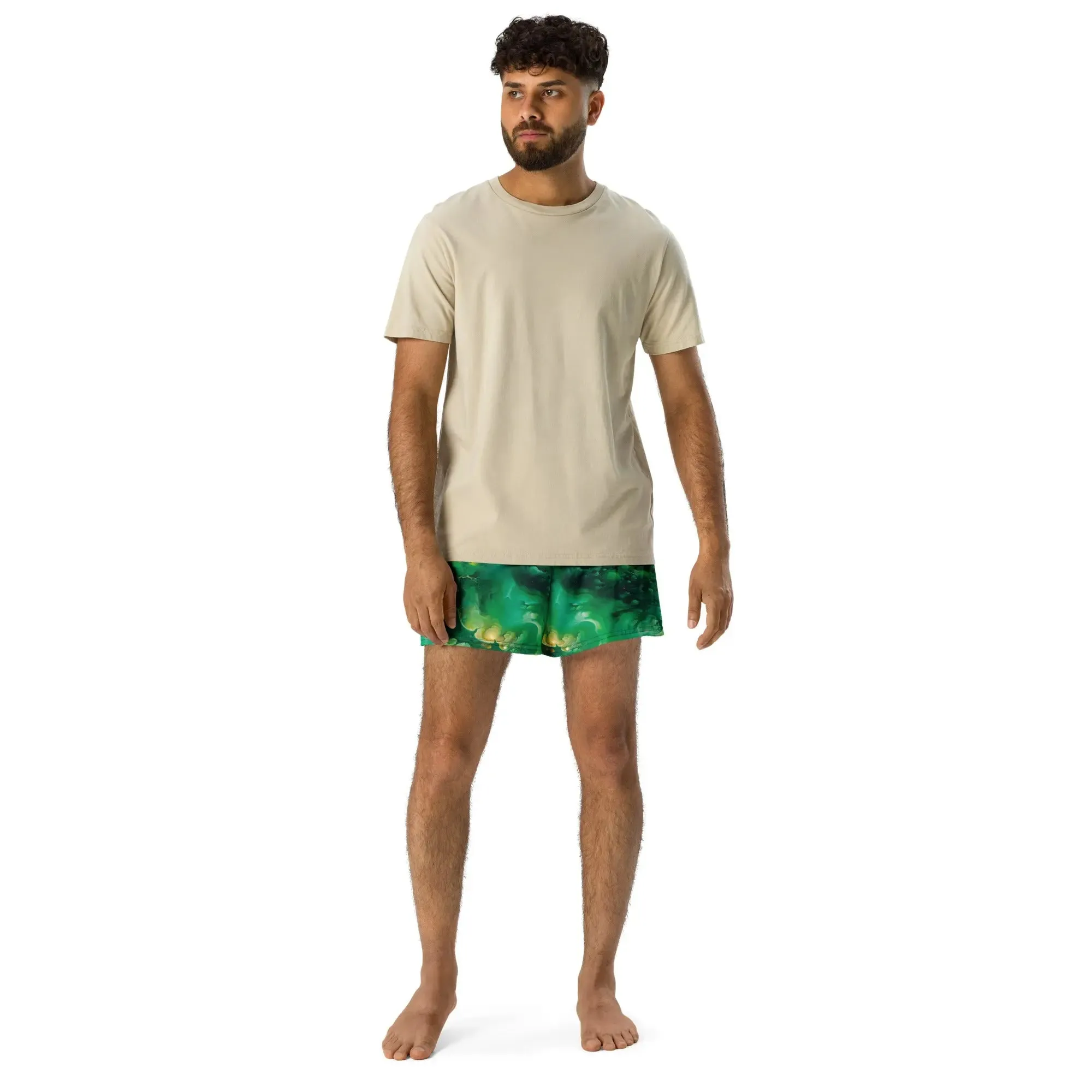Unisex Athletic Shorts - Viridian Shroud