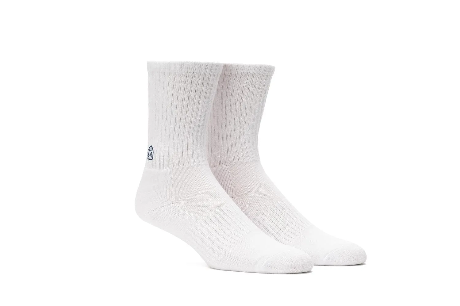 Unisex - Show-Offs Crew Sock - White