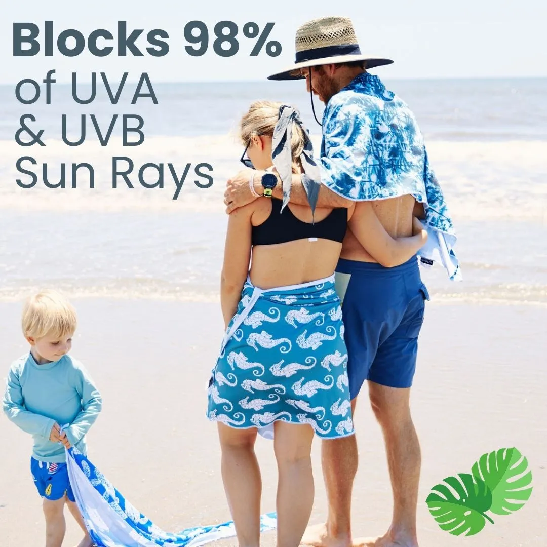 UPF 50  Beach/Pool Towel Full Size (Stars & Stripes)