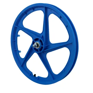 Vandorm 20" Front BMX Mag Wheel 5 Spoke Aero BLUE