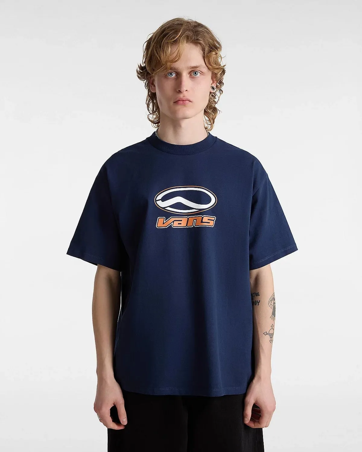 Vans  Off The Wall II Loose Skate Classics T-Shirt Dress Blues