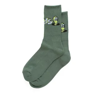 Vans Skate Classics Crew Socks - Duck Green