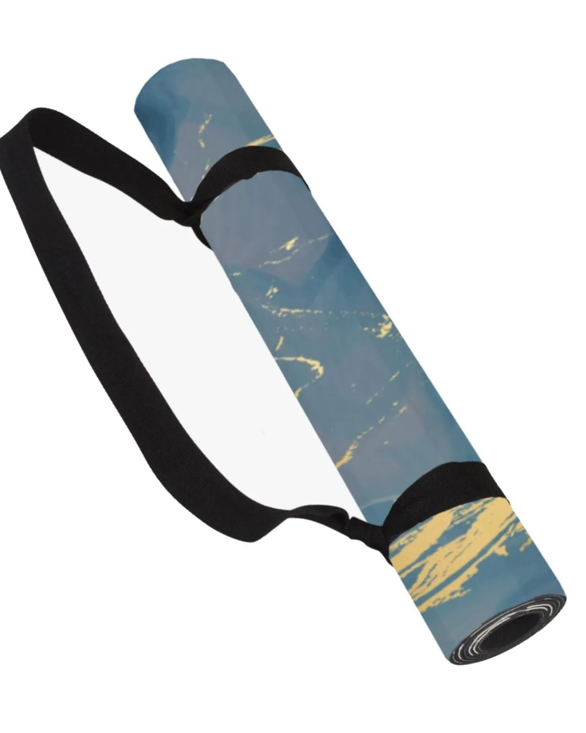 Vegan Yoga Mat - Blue Printed Yoga Mat