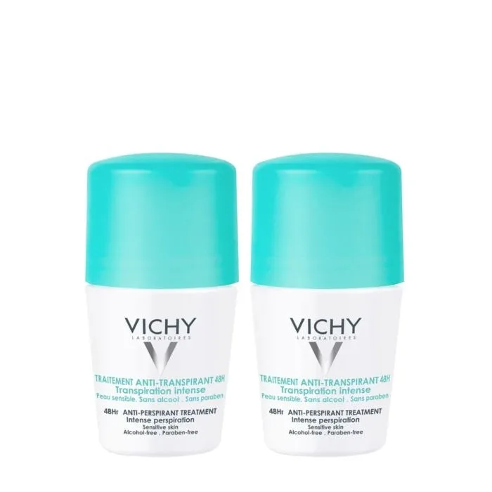 Vichy Duo Antiperspirant Deodorant 48h Intense 2x50ml